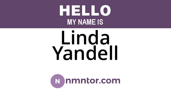 Linda Yandell