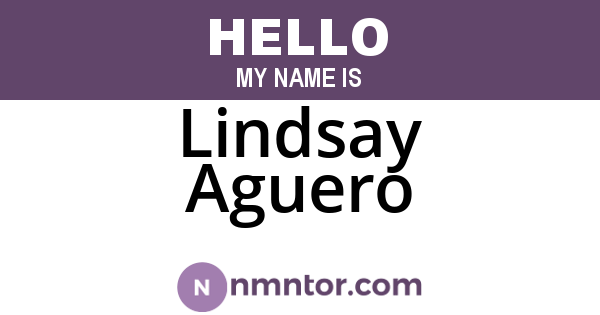 Lindsay Aguero
