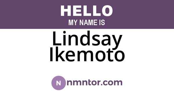 Lindsay Ikemoto
