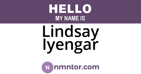 Lindsay Iyengar