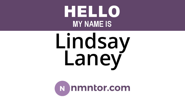 Lindsay Laney