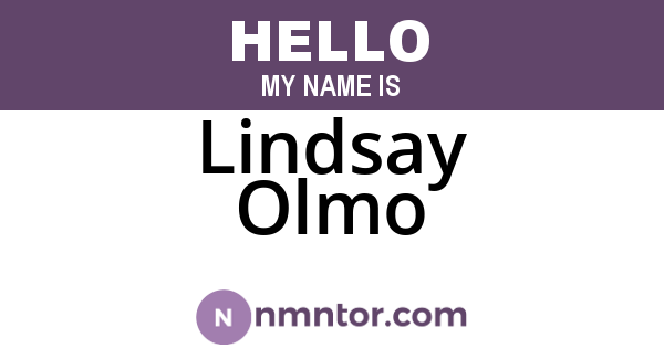 Lindsay Olmo