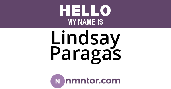 Lindsay Paragas