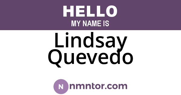 Lindsay Quevedo