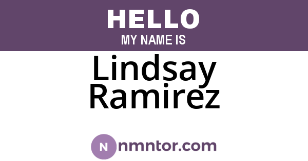 Lindsay Ramirez
