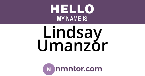 Lindsay Umanzor
