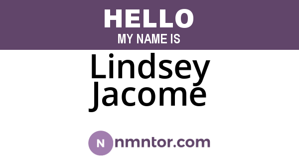 Lindsey Jacome