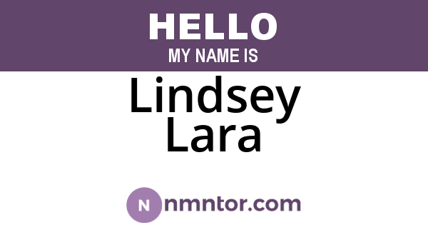 Lindsey Lara