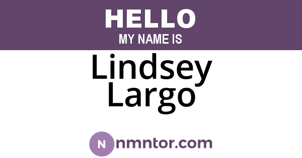 Lindsey Largo