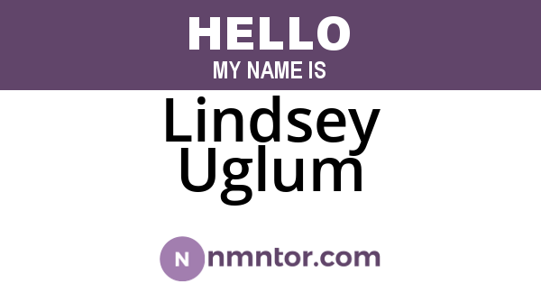 Lindsey Uglum