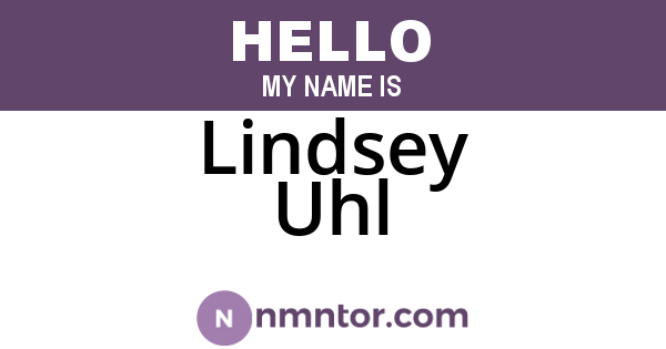 Lindsey Uhl