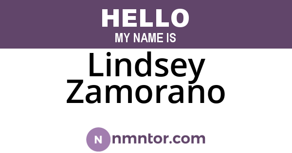 Lindsey Zamorano