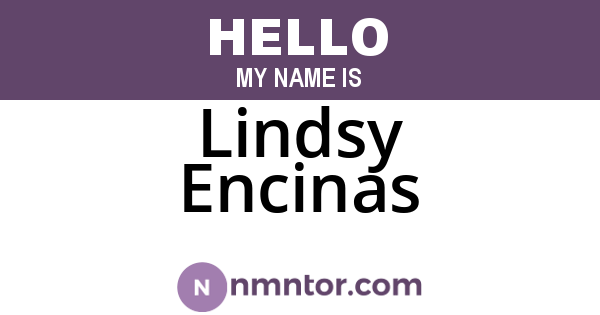Lindsy Encinas