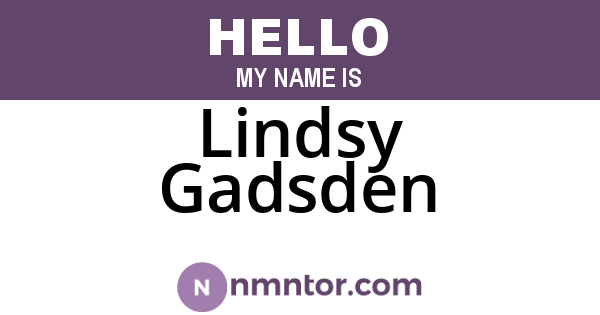 Lindsy Gadsden