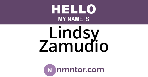 Lindsy Zamudio
