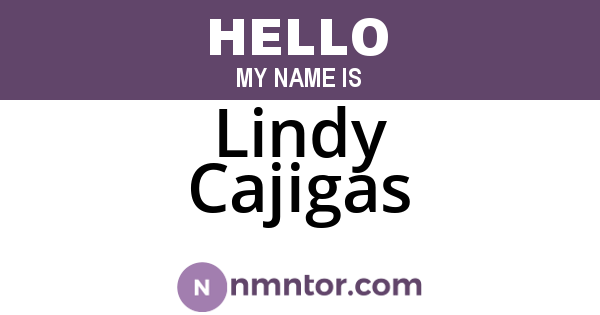 Lindy Cajigas