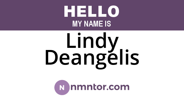 Lindy Deangelis