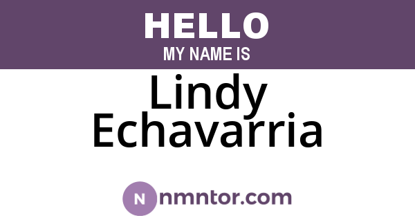 Lindy Echavarria