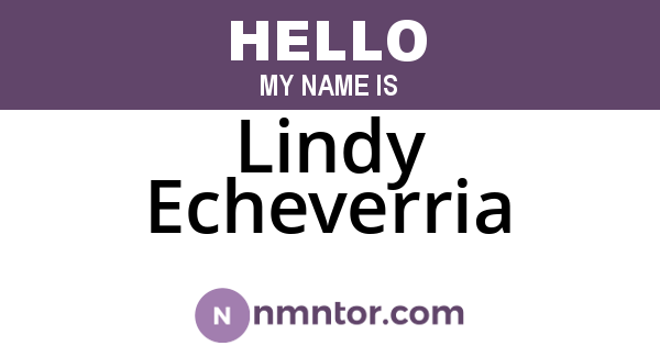 Lindy Echeverria