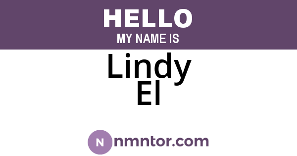 Lindy El