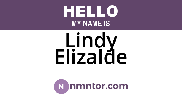 Lindy Elizalde