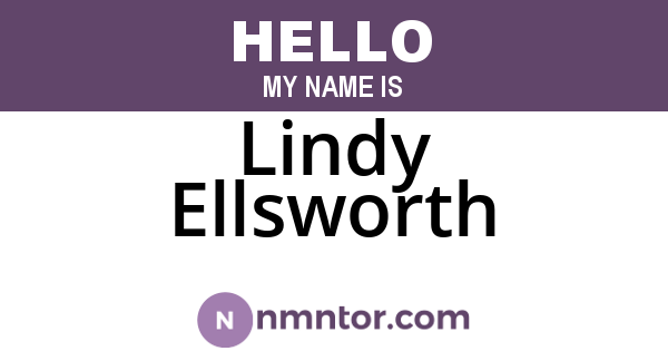 Lindy Ellsworth