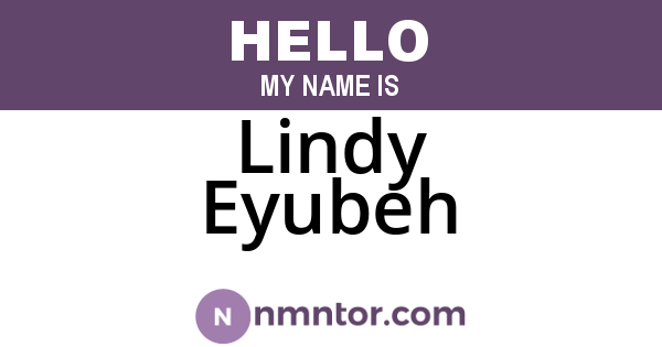 Lindy Eyubeh
