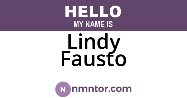 Lindy Fausto