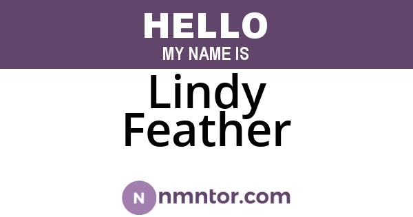 Lindy Feather