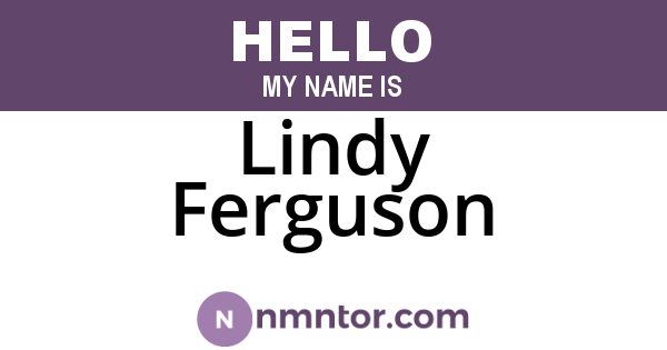 Lindy Ferguson
