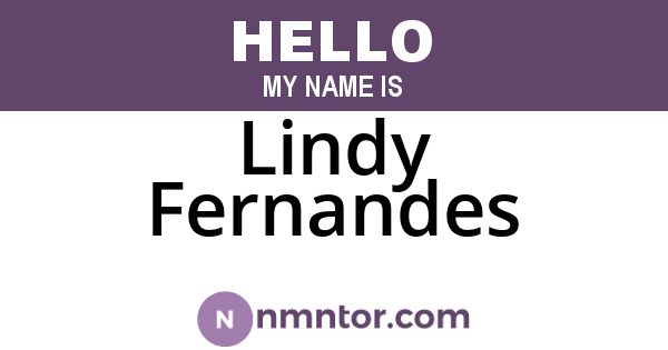 Lindy Fernandes