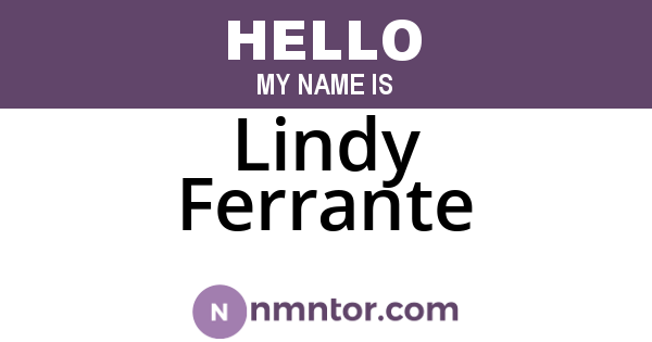 Lindy Ferrante