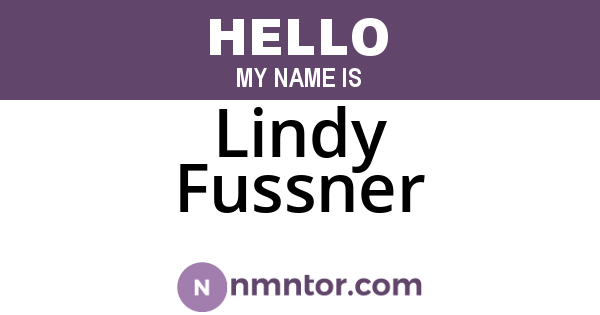 Lindy Fussner
