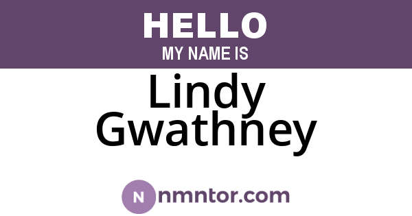 Lindy Gwathney