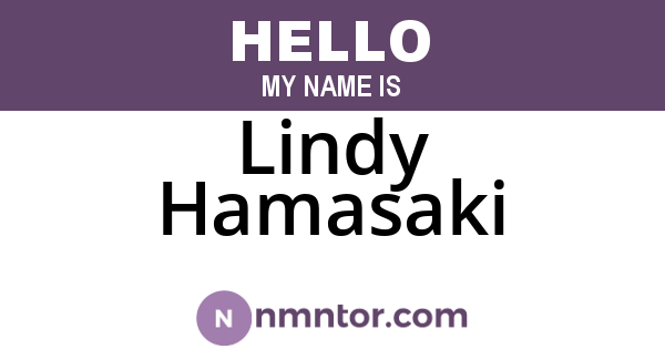 Lindy Hamasaki