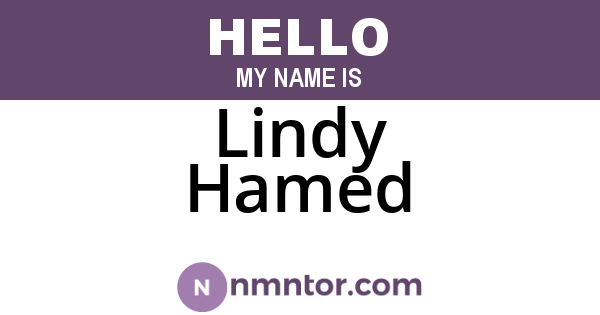 Lindy Hamed