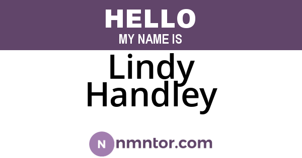 Lindy Handley