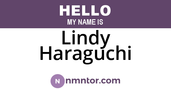 Lindy Haraguchi
