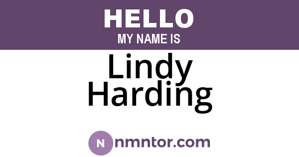 Lindy Harding