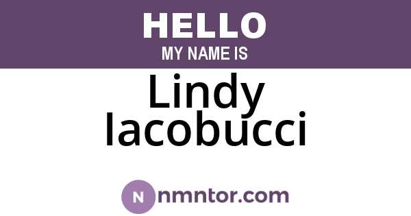 Lindy Iacobucci