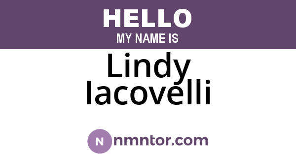 Lindy Iacovelli