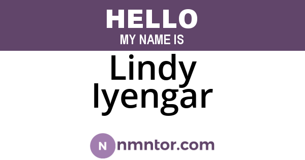 Lindy Iyengar