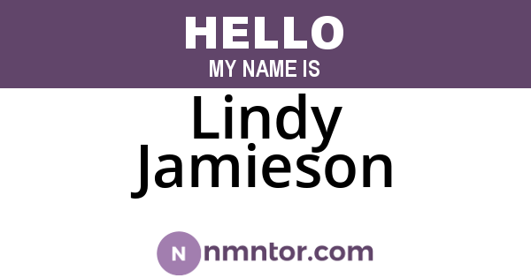 Lindy Jamieson