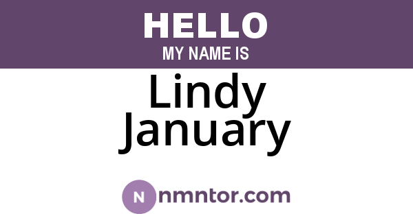 Lindy January