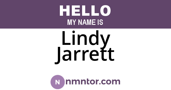 Lindy Jarrett