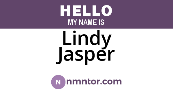 Lindy Jasper