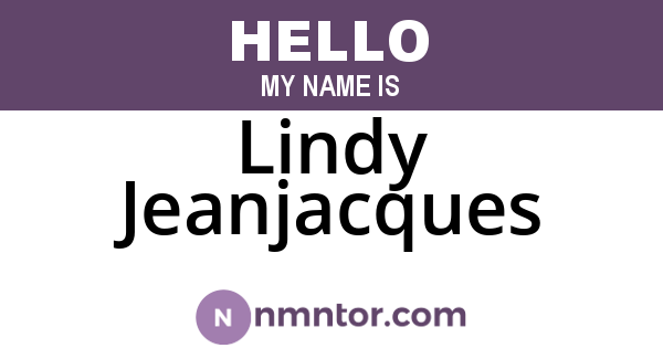 Lindy Jeanjacques