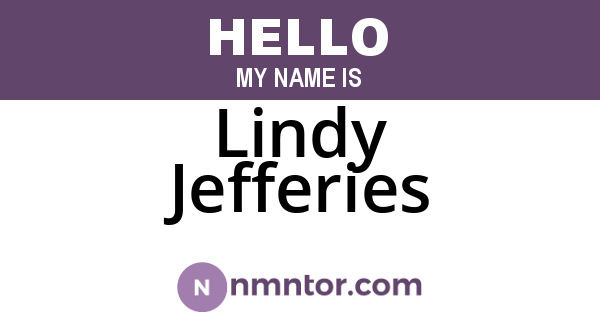 Lindy Jefferies