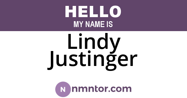 Lindy Justinger