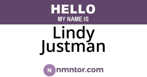 Lindy Justman
